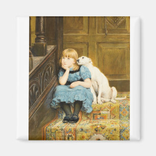 Sympathy by Briton Riviere Magnet