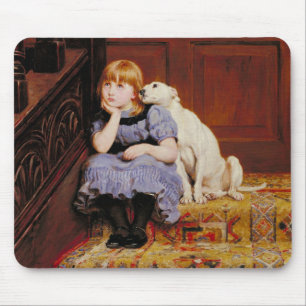 Sympathy (by Briton Riviere) Mouse Pad