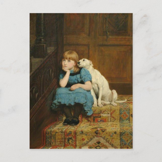 Sympathy by Briton Riviere Postcard (Front)