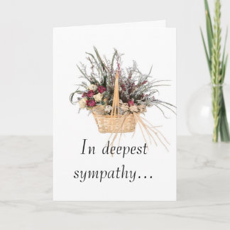 Sympathy card