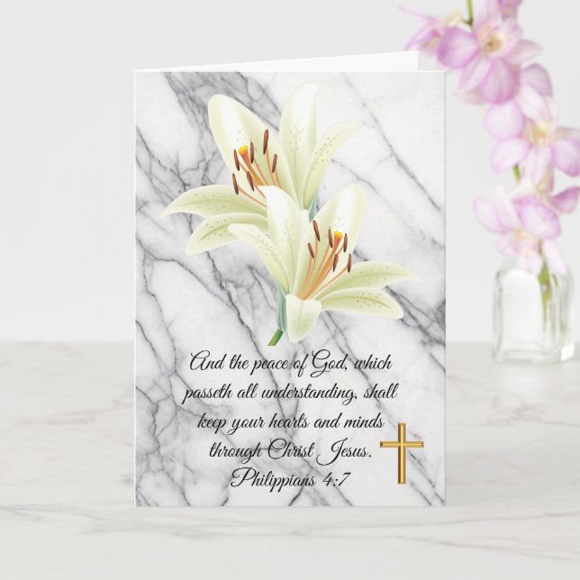 Sympathy Card (Orchid)