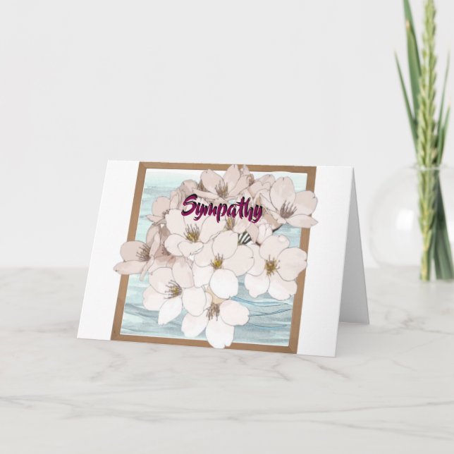 Sympathy card  (Front)