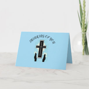 Sympathy Card : Catholic Cross