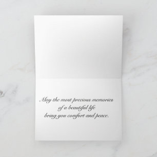 Sympathy card (Condolence)