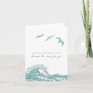 Sympathy Card Encouraging Bible Verse Scripture