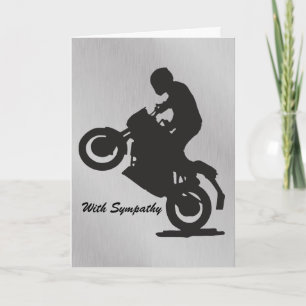 Sympathy Card for a Motorcycle Rider
