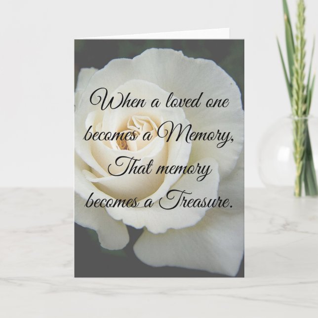 Sympathy card for Any Loss (Front)