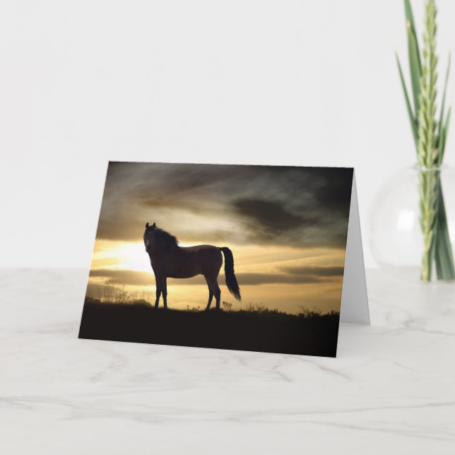 Sympathy Card for Loss of Horse (Front)