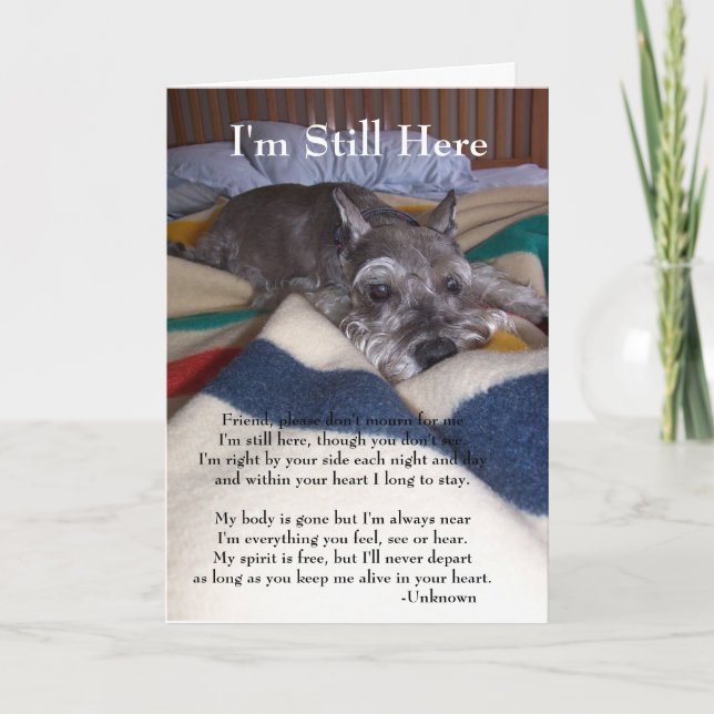 Sympathy Card for Loss of Pet (Front)