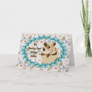 Sympathy Card for Pet Hamster.