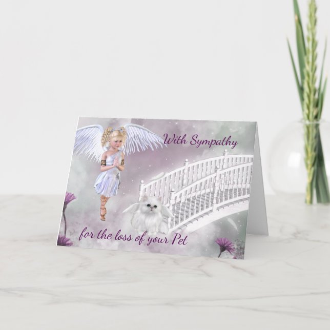 Sympathy Card for the loss of a Pet (Front)