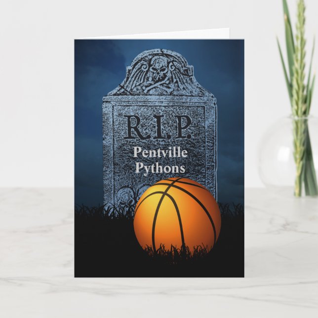 Sympathy Card for Your Basketball Team's Loss (Front)