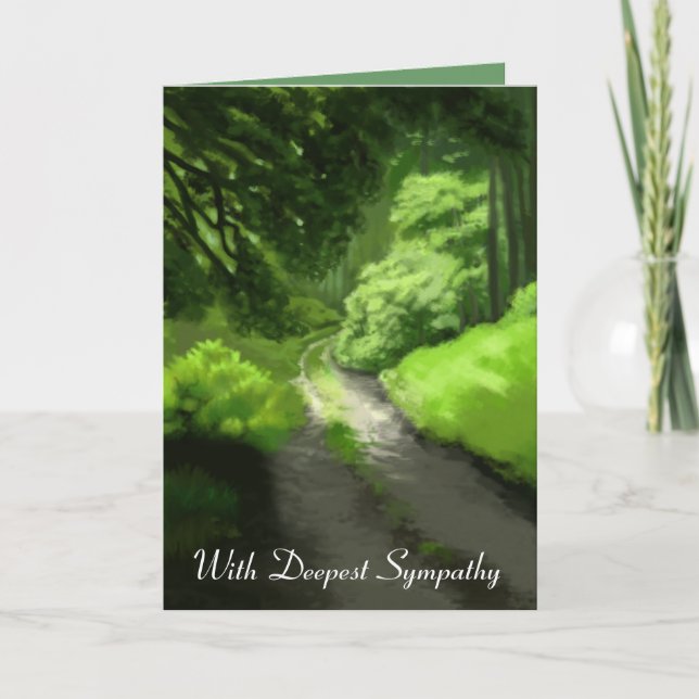 Sympathy Card from One: Grandmother Forest Scene (Front)