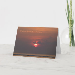 Sympathy Card - Heartfelt condolences