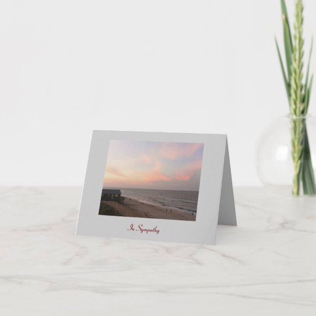 Sympathy Card -  "In Sympathy" From Me (Front)