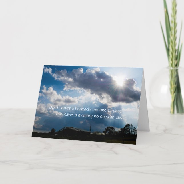 Sympathy Card - Irish Blessing (Front)