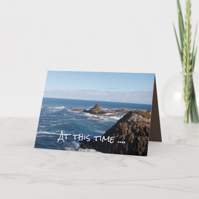 Sympathy card - Life transitions (Front)