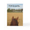 Sympathy Card -- Loss of Horse