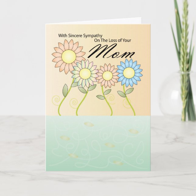 Sympathy card loss of Mum (Front)