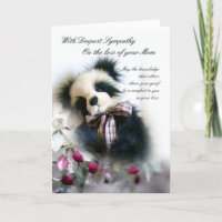 Sympathy card loss of Mum