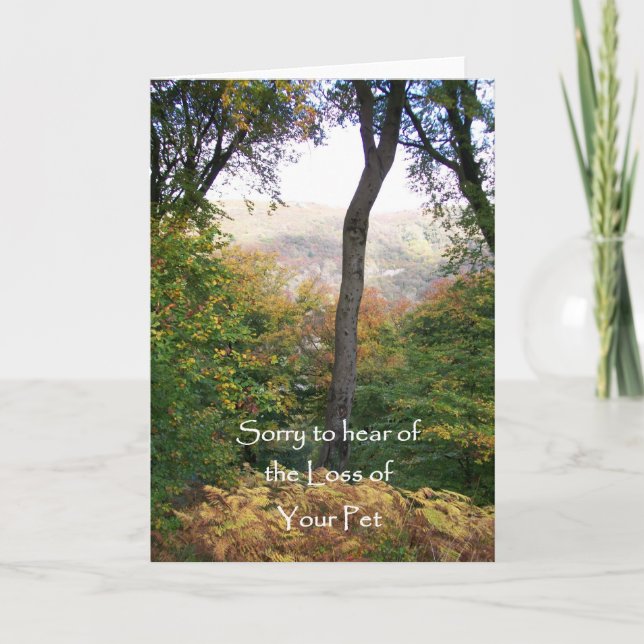 Sympathy Card, Loss of Pet Card (Front)