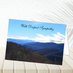 Sympathy Card -- Mountains
