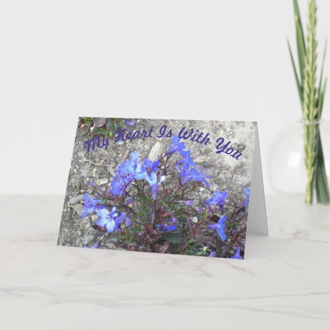 Sympathy Card - My Heart Is With You (Front)