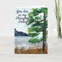 Sympathy Card Ocean Cliff