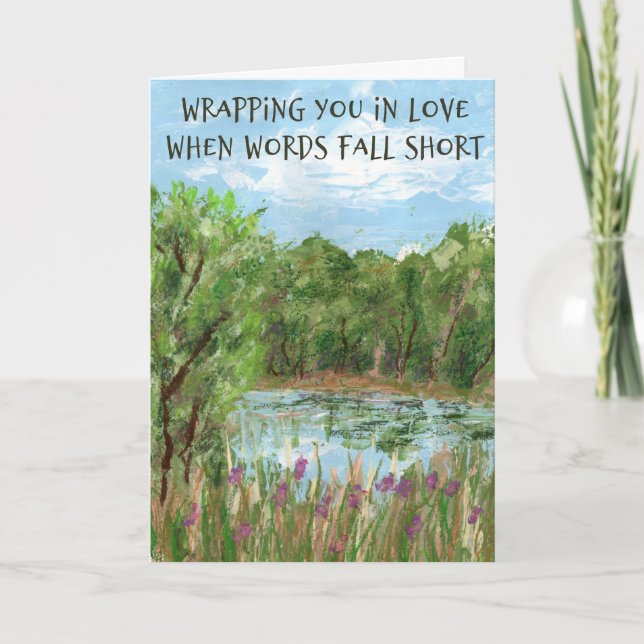 Sympathy Card Pond (Front)