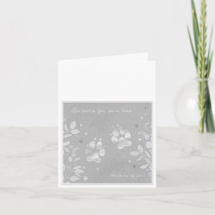 Sympathy Card - So Sorry For Your Loss