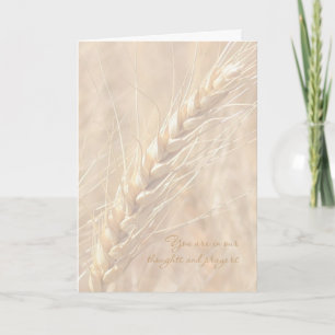 Sympathy Card / Wheat Sympathy Card