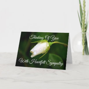 Sympathy Card With Bible Scripture