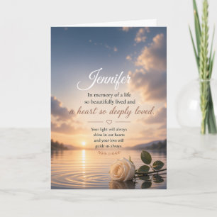Sympathy Cards Personalised