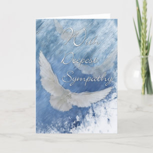 Sympathy Doves-With Deepest Sympathy Card