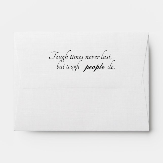 Sympathy Envelope (Back (Top Flap))