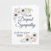 Sympathy Floral Watercolor