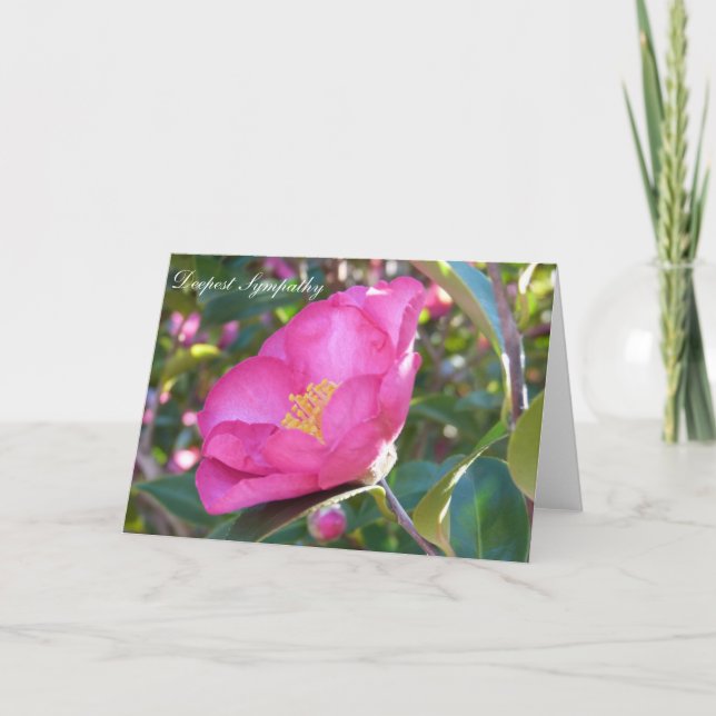 Sympathy Flower Card (Front)