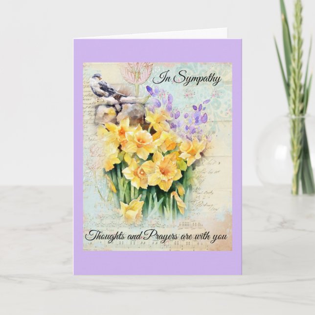 Sympathy Folded Card (Front)