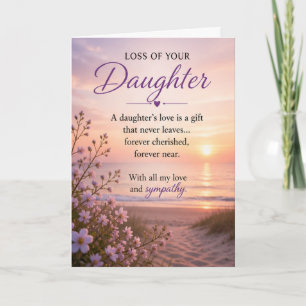 Sympathy for Loss of a Daughter Card