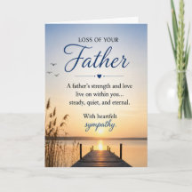 Sympathy for Loss of a Father
