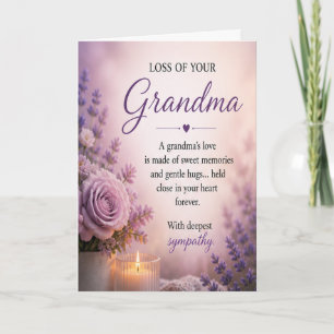 Sympathy for Loss of a Grandma Card