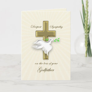 Sympathy for loss of godfather card