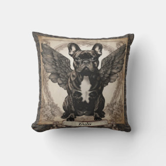 Sympathy for Loss of Your Brindle French Bulldog Cushion