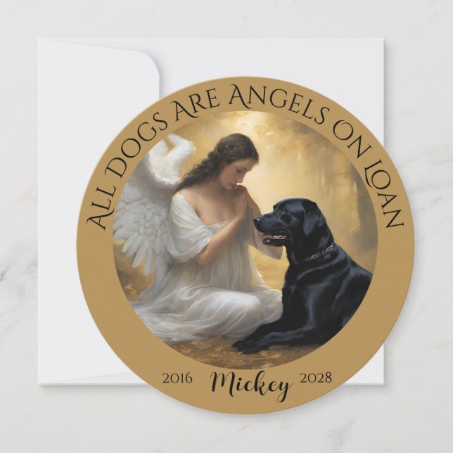 Sympathy For the Loss Of Your Black Labrador (Front)