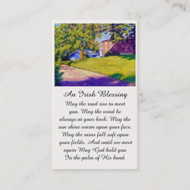 Sympathy Funeral Serenity Prayer Card (Front)