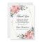 Sympathy Funeral THANK YOU Watercolor Pink Floral