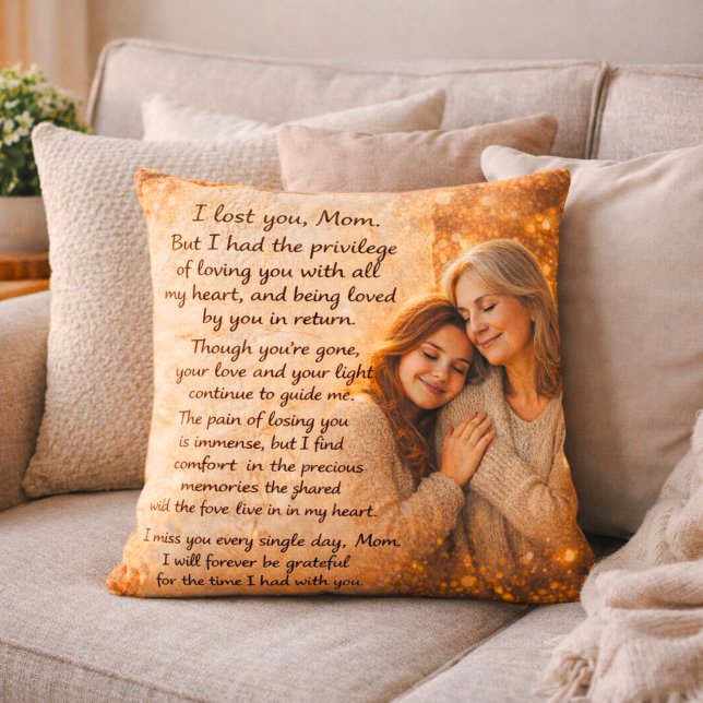 Sympathy Gift for Loss of Mum, Cushion (Creator Uploaded)