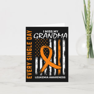 Sympathy Gifts For Loss Of Grandma Leukaemia Aware Card