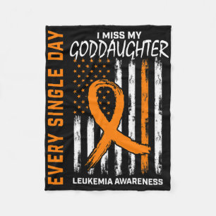 Sympathy Gifts Loss Of Goddaughter Leukaemia Aware Fleece Blanket