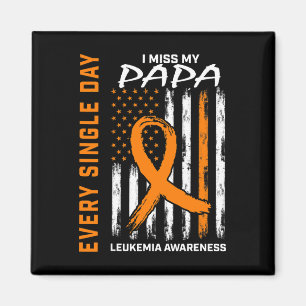 Sympathy Gifts Loss Of Papa Orange Leukaemia Aware Magnet